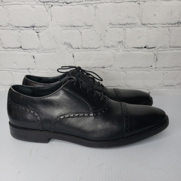Cole Haan Men's Hamilton Grand Cap Toe Oxford Black C23756 Sz 9.5M - Picture 6 of 9